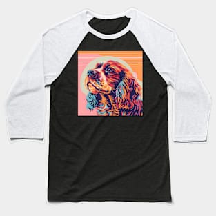 Sussex Spaniel in 80's Baseball T-Shirt